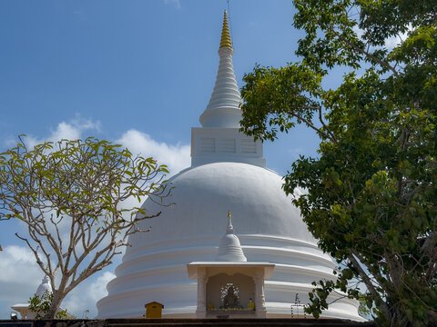 The Buddhist stupa known as Chaithya in Thanthirimale.
