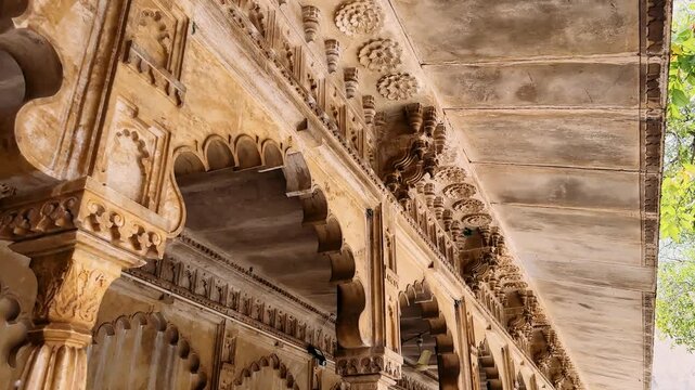 City Palace in Udaipur is a majestic 16th-century palace complex, the largest in Rajasthan. Exploring the Intricate Architectural Details of Ornate Historical Archways 