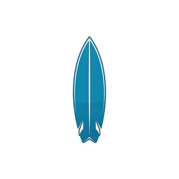Blue teardrop shape with gradient shading isolated on white.