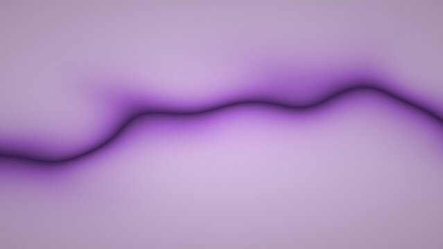Abstract flowing subtle purple energy line over light background creating gentle blur effect.