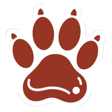 nal name(s): Pet Grooming Paw Sticker