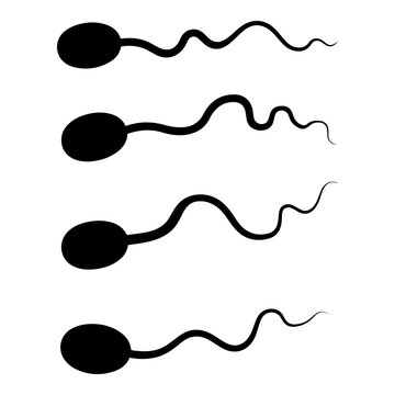 sperm cell fertility medical icon