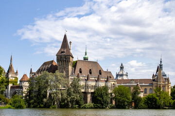 Fototapeta premium Vajdahunyad Castle, historical monument, Budapest, Hungary