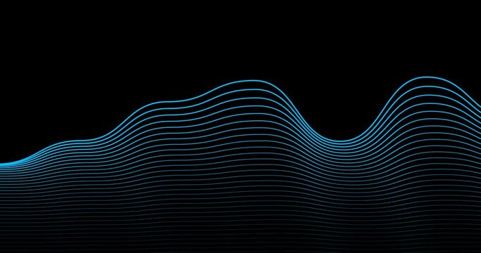 line abstract background. pattern of gray lines design. wave round lines abstract design. Wavy Dark grey curves design background. Abstract clean lines motion pattern 4k video