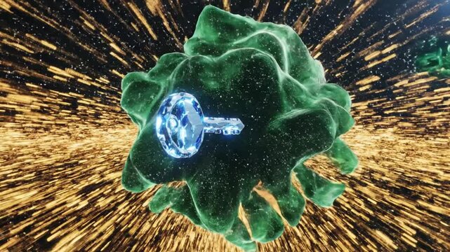 Digital key unlocking a binary code data globe.