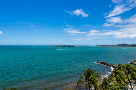 Atlantic ocean in Las Croabas Puerto Rico 