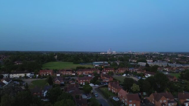 Evening Flyover of Slough Trading Estate 