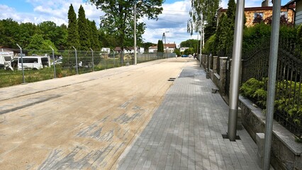 Nowa nawierzchnia osiedlowej ulicy  © WalDec