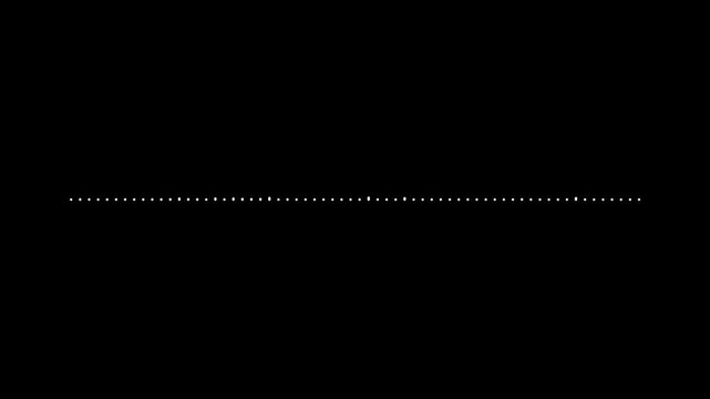 4K stock video footage. Minimalist wave form Audio Isolated on transparent background.sound Wave Animated In black Background. Sound graphic equalizer animation.