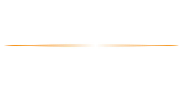 Simple thin horizontal gold line on clean background