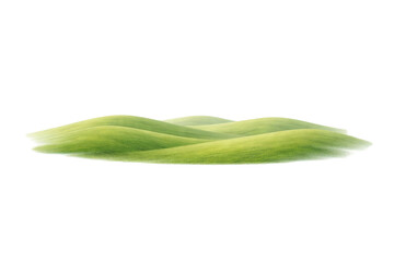 Fototapeta premium PNG Serene green rolling hills landscape.