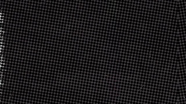 Abstract dark background with a subtle halftone dot pattern overlay.