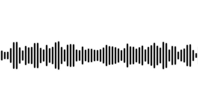 sound wave audio spectrum, and music equalizer on black background. Waves of abstract music oscillate.