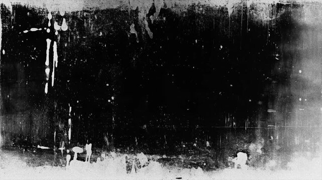 Abstract Grunge Film Grain Texture with Number Five Overlay.
