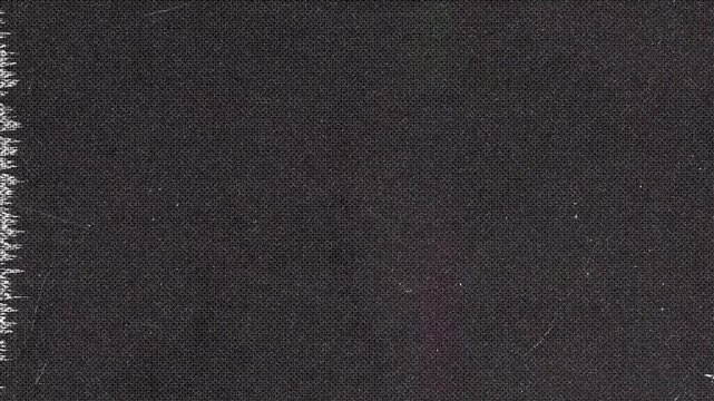 Old television static noise with horizontal glitch lines and analog grain.