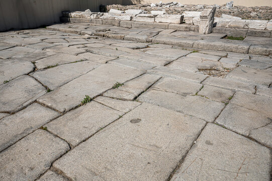 Roman stone street