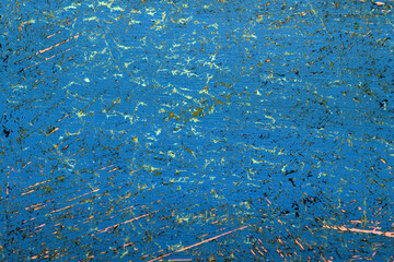 Naklejka premium scratched background blue and green