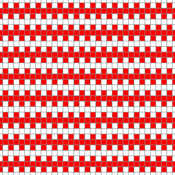 Seamless horizontal striped pattern. Repeated grey counter embattled blocks lines background. Heraldry motif. Abstract wallpaper. Vector illustration