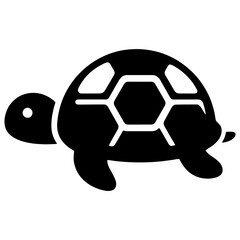  Sea Turtle Silhouette Vector Icon © BEGUM ASIA