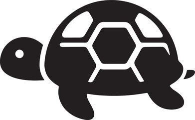Sea Turtle Silhouette Vector Icon © BEGUM ASIA