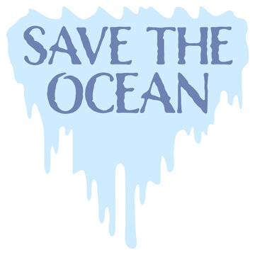 Save The Ocean &ndash; a powerful call to action for ocean lovers, environmentalists and anyone who believes our seas deserve protection. Bold, meaningful and perfect for conscious ocean advocates.