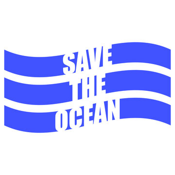Save The Ocean &ndash; a powerful call to action for ocean lovers, environmentalists and anyone who believes our seas deserve protection. Bold, meaningful and perfect for conscious ocean advocates.