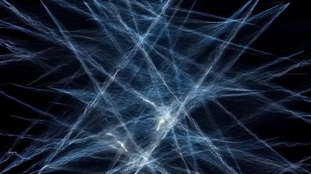 Dynamic abstract light trails in motion exploring digital energy patterns