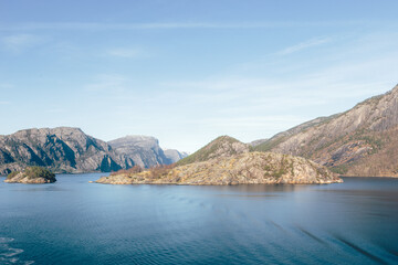 Obraz premium Stunning Fjords of Norway, Lysefjord, April 2026