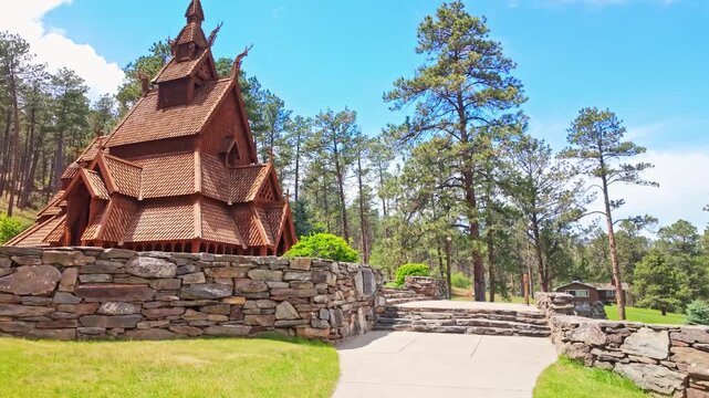 Chapel in the Hills Borgund Stave Church Replica Rapid City