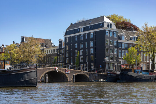 Charming Amsterdam cityscape from Nieuwe Keizersgracht canal tour, featuring historic architecture and serene waterways.