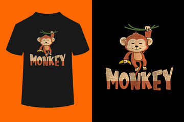 Cute Monkey T-Shirt  © ben
