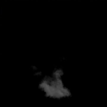 a small fast fire burst with smoke 