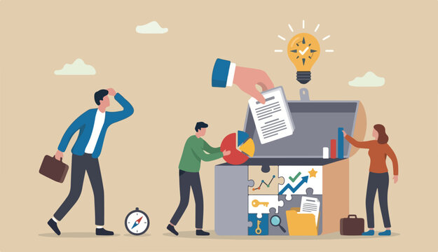 Consolidate report or combine data, integration or connection get solution success, union blend join research, collaboration or optimization, hand put data peak graph consolidate in the box