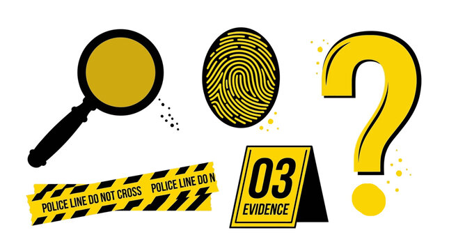Magnifying glass highlighting the word idea search concept icon illustration