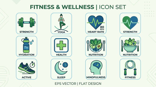 Medical icons set for health care business website design template featuring vector symbols and web illustration elements