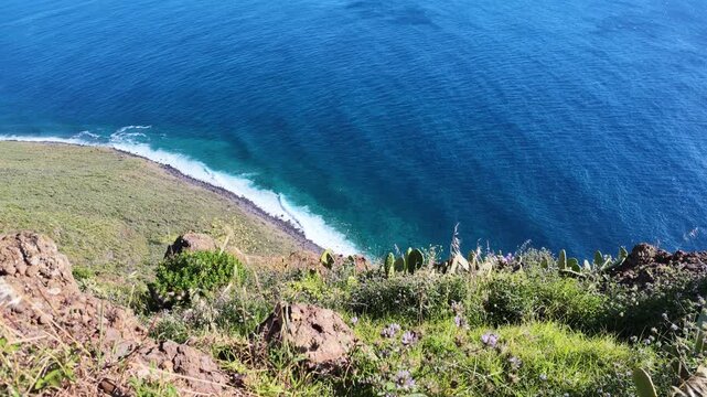 Static cliff view from Farol da Ponta Pargo, Western Madeira