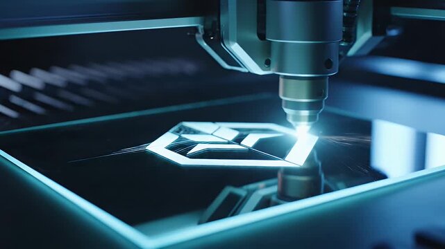Laser Cutting Hexagon.