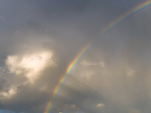 rainbow in the sky