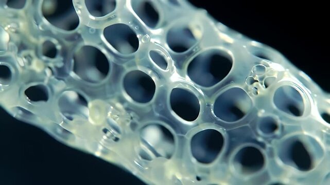 Glass sponge detail.