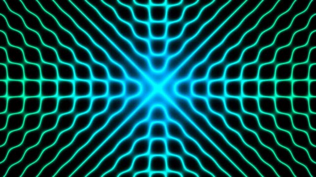 Chladni Resonance Plates Abstract Acoustic Standing Waves Seamless Looping Procedural Background for Quantum Physics Mathematics and Frequency Visualization