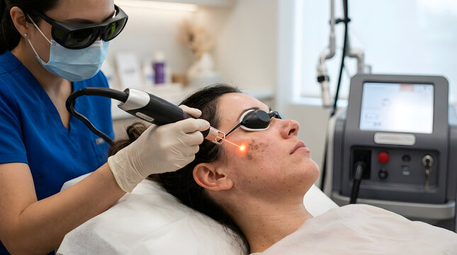 Medical Laser Treatment for Skin Hyperpigmentation in Clinical Setting