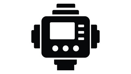 Digital flow measurement controller icon © Monwara67