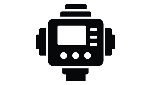 Digital flow measurement controller icon