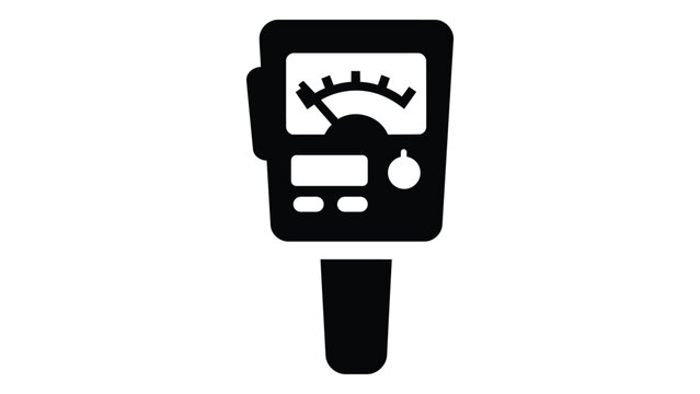 Precision current measurement meter icon