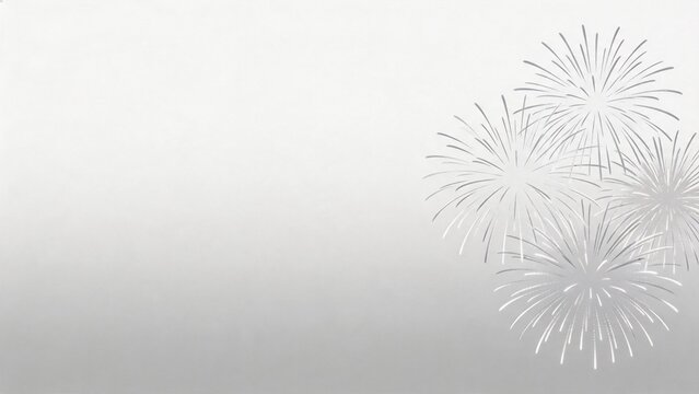 Fireworks display in the sky