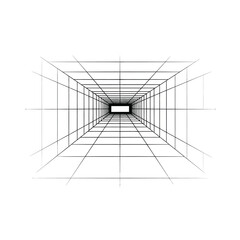 Infinite Grid Tunnel © yeni
