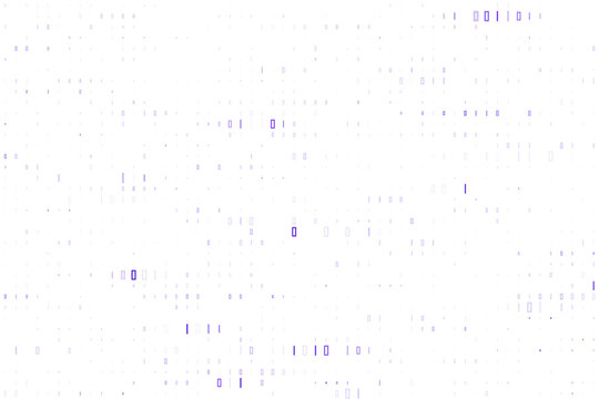Abstract Binary Code Pattern Background with Purple Digital Numbers for Technology and Data Science Concepts