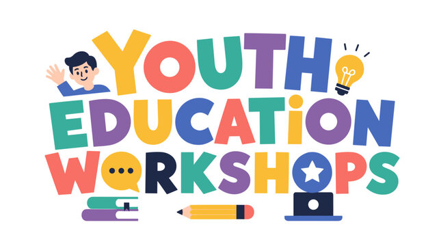 Youth Education Workshop Focused On Collaborative Learning And Creativity.