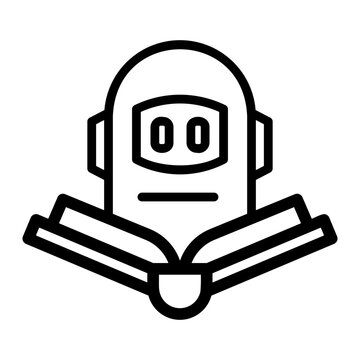 supervised learning Line Icon