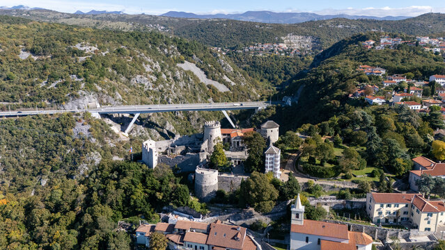 Trsat castle in rijeka, croatia, bridging history and modernity